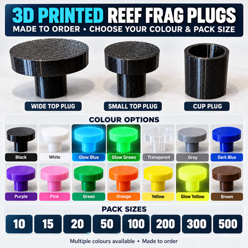 Printed coral frag - coral,