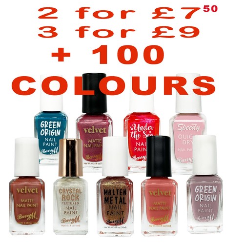 Barry nail varnish polish 10 - m,