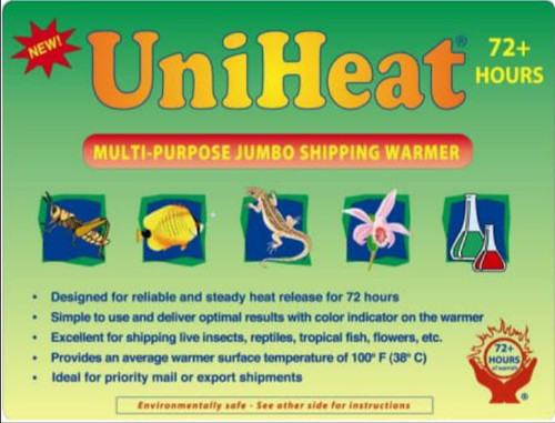 Uniheat hrs shipping - 72+,