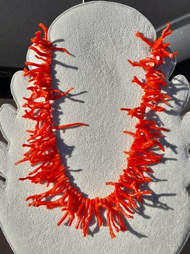 Vintage salmon red natural - red,