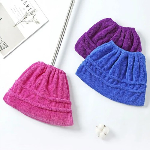 Coral fleece broom cloth - coral, cover